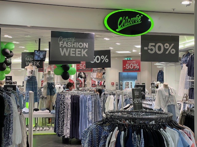 enseigne chicoree au belair centre à yverdon