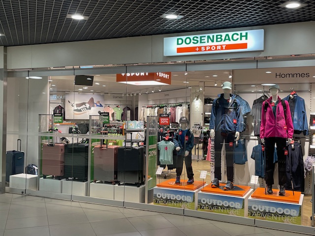 enseigne dosenbach au belair centre à yverdon